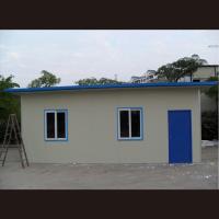 2.5mm Toit 40ft Flat Pack Un étage Container d'expédition maisons Pré-installé système de plomberie pour un transport facile