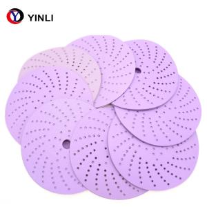 3m 6 avancent le crochet de disques et la poussière abrasive petit à petit de