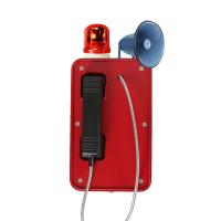 Téléphone d'urgence étanche pour environnement marin, Téléphone mains libres Alimentation PoE