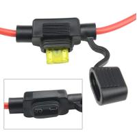 Fusible de lame d'atmosphère/APM Mini Size Fuse Holder Auto avec le câble de 14 A.W.G.