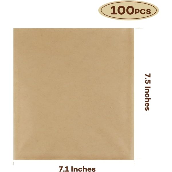 7.1*7.5 Inches Bakery Paper Bags Eco Friendly Toast Paper Bag With Window