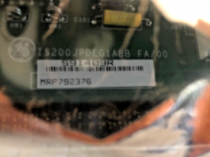 GE IS200JPDDG1AAA Mark VI Direct Current Power Distribution Module