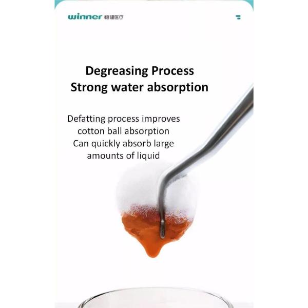 Refined Absorbent Medical Cotton Balls Pack 100g Product Composition 100% Pure Cotton