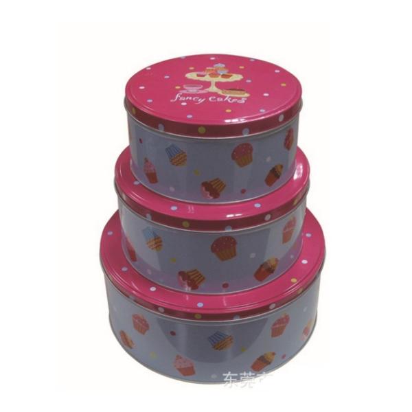 La categoría alimenticia modificó la caja redonda de la lata para requisitos particulares del metal del regalo del almacenamiento para el empaquetado del caramelo/de la galleta