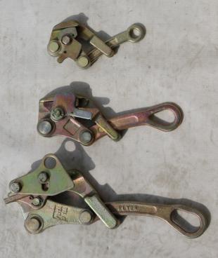 Universal Self Grip Conductor Transmission Line Tool Come Along Clamp For ACSR Tighting
