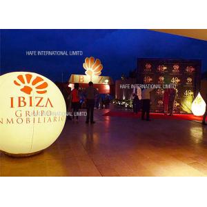 La sphère gonflable intelligente de la décoration 50W 100W d'éclairage de LED a formé le RVB/boule blanche