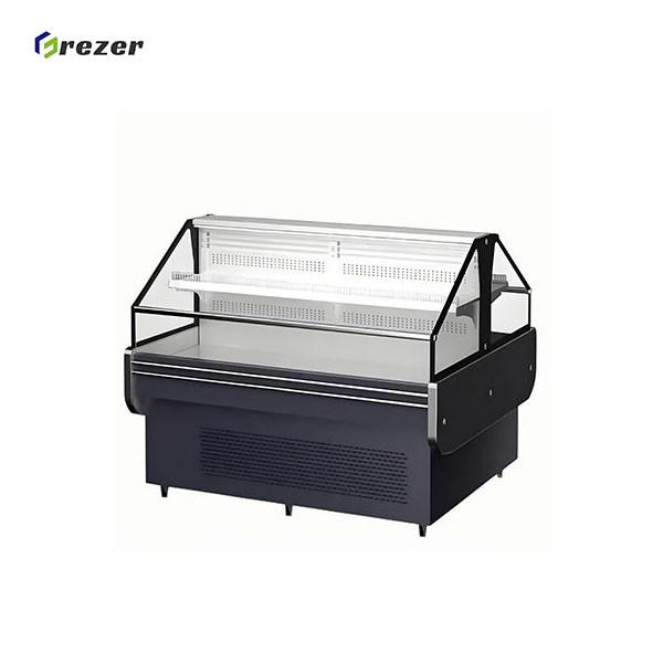 220V / 50HZ Produce Display Coolers Horizontal Freezer Display Cases