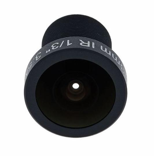 2.3mm 3.5mp F2.2 1/3 inch m12 wide angle cctv board IR lens