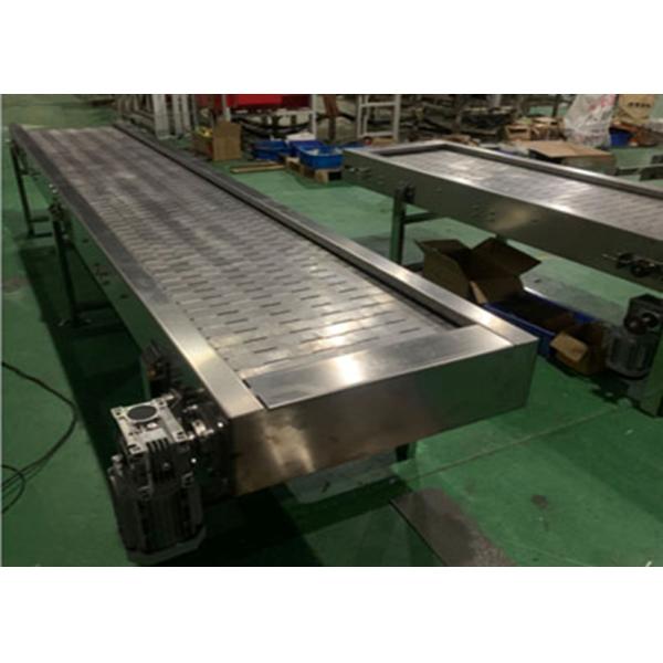 Stainless Steel Slat Chain Conveyor for Freezer Assembly Line
