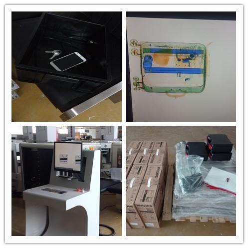 Gymnasium Security Checking X Ray Baggage Scanner Machine 40AWG Resolution 0.5KW