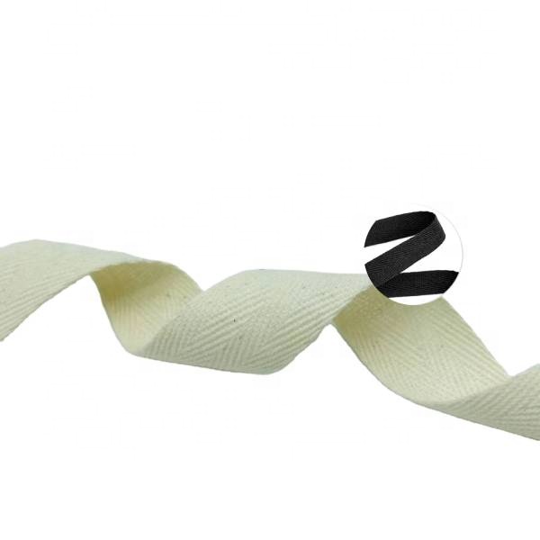 Sustainable Recycled Cotton Textile Webbing For Bag Strap