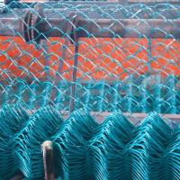 Diamond Hole Chain Link Mesh Roll PVC Coated  10-50m Length