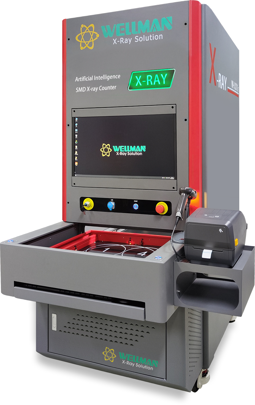 High precision industrial Xray counter enables fast and accurate SMD component counting