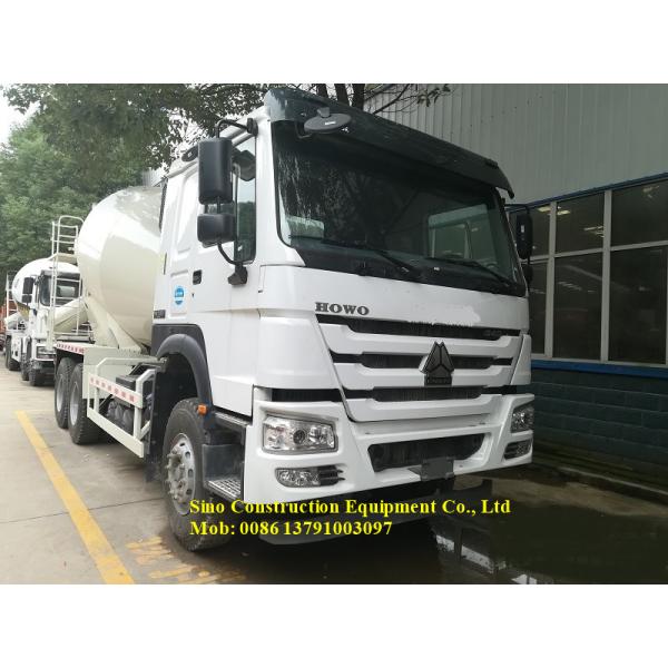 371hp Concrete Handling Equipment Sinotruk Howo 6x4 12m3 Concrete Mixer Vehicle
