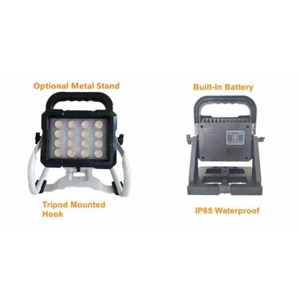 5000 Lumens Rechargeable Work Light With Detachable 18V 20V Power Tool Battery