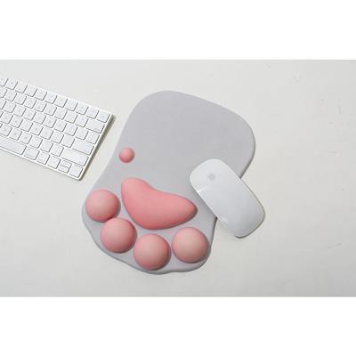 Lightweight Cat Paw Mouse Pad , Gel Wrist Mouse Pad Elegant Look