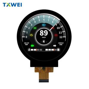 Настройка 2.76 круглого модуля TFT LCD дисплея с 550 нитами и разрешением 480 * 480