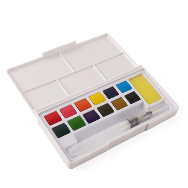 High quality artist watercolor palette 12colors water color paint
