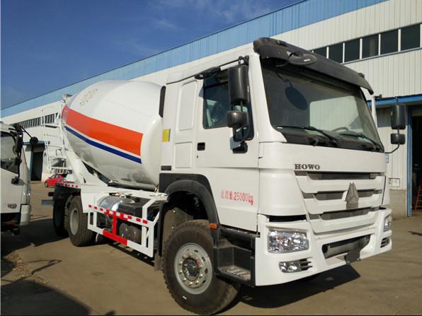 Sinotruck New Concrete Mixer Truck With Air Conditioner Cabin For Sale 6x4/8x4/4x2 concrete mixing equipment