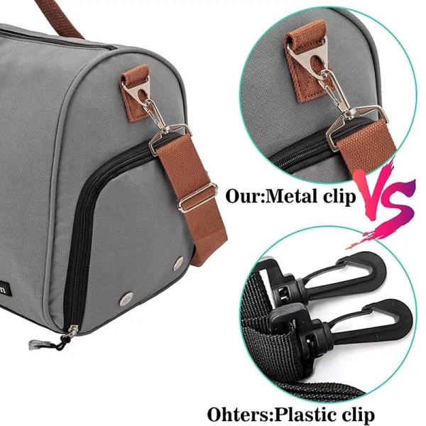 Unisex Anti Theft Travel Bag Solid Color Water Proof Duffle Bag Storage Luggage Trolley