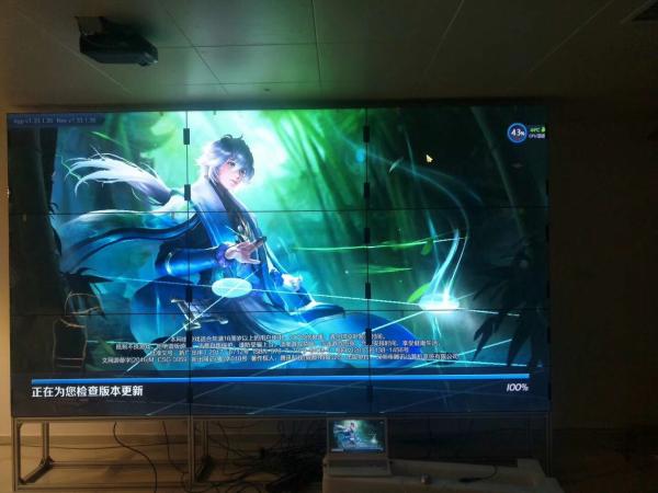 Advertising Narrow Bezel LCD Video Wall Display Indoor 49 Inch HD 4k Resolution