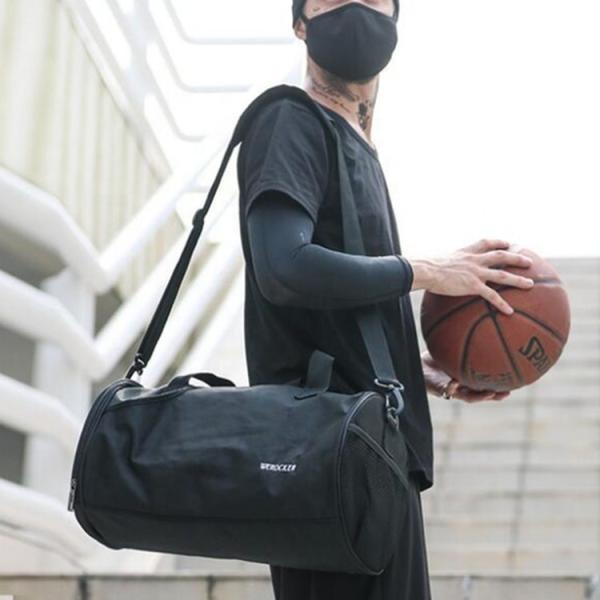 250mm Multipurpose Gym Workout Bag Nylon Ripstop For Yoga Fitness Carrying Weights