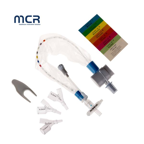 Hospital Surgical 72h Sterilized PVC Closed Suction Catheter With Theree Y Connectors
