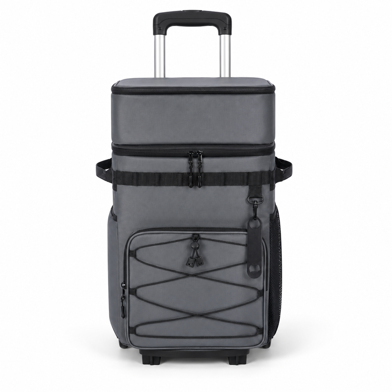 72-Can Rolling Cooler Bag with Wheels, Large Leakproof Insulated Soft-Sided