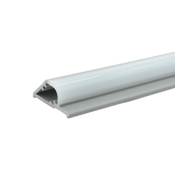 Medical Equipment White Plastic U Channel Trim Deformation Resistant Plastic Angle Trim