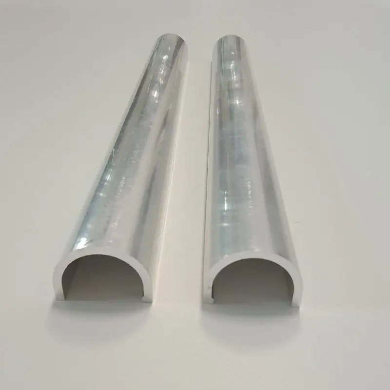 Алюминиевые цена трубы полуокружности трубы 6063 полкруга поставщика алюминиевые анодированная