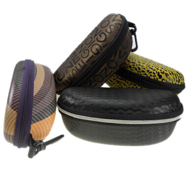 eva zipper eye glasses cases with clip