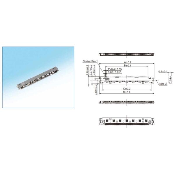 30 часы тангажа DF81-30S-0.4H коаксилового разъема 0.4mm Pin Df81 микро-