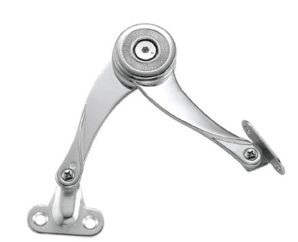 Over Turn Cabinet Door Lift Up Hydraulic Gas Spring Support Nickel / Chrome Finish