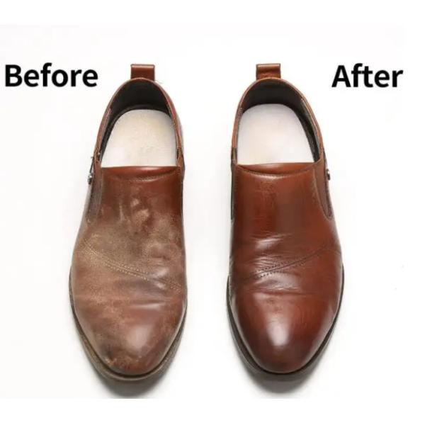 Soft Fur Shoe Brush Wooden Horsehair Brush Can Add Logo