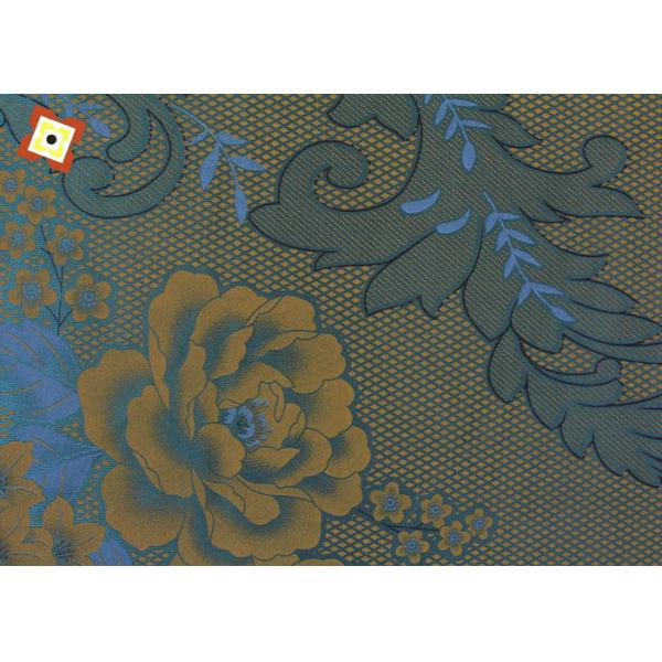 100% Polyester Cotton Mattress Quilting Fabric Warp Knitted Printed Skin Friendly