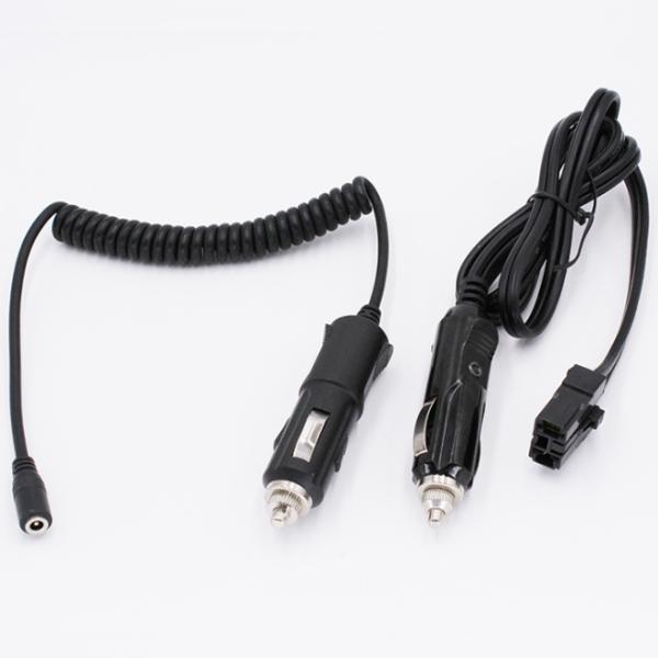 Black 12V DC Car Cigarette Lighter Charger Cable 5.5x2.1mm Standard Copper for Your