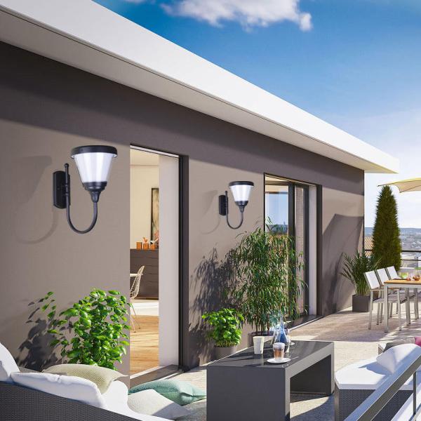 Certification CE Éclairage solaire extérieur IP65 étanche à l'eau LED Éclairage solaire extérieur décoratif de jardin