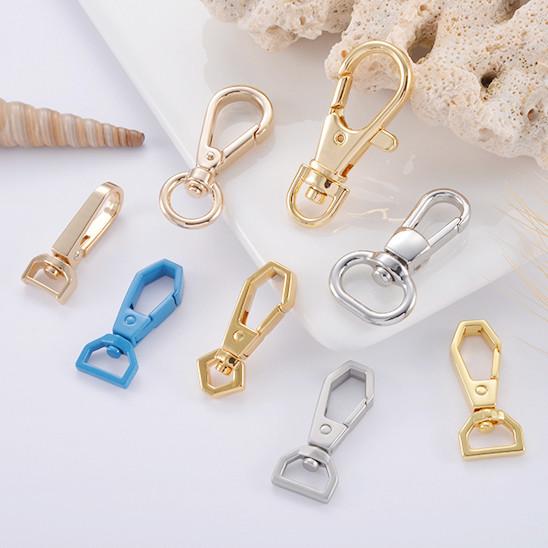 Custom Metal Swivel Snap Hook Buckle Handbag Accessories for User-Friendly Style