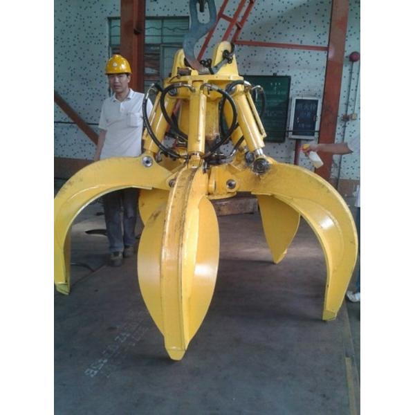 EC170 ZX170 SK200 Customized Excavator Orange Peel Grab for 17-26 Ton Excavators Wear Resistant Hydraulic Orange Peel Grab
