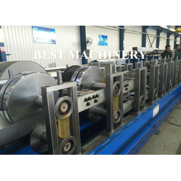Portabe Eblow Water Channel Pipe Roll Forming Machine Hydraulic Mould Cutting