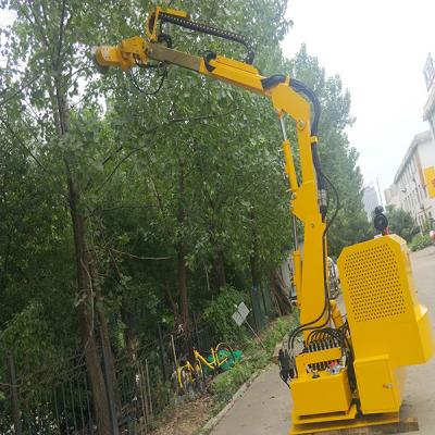 360 Degrees Compact Tractor Hedge Cutter , Telescopic Pto Hedge Trimmer