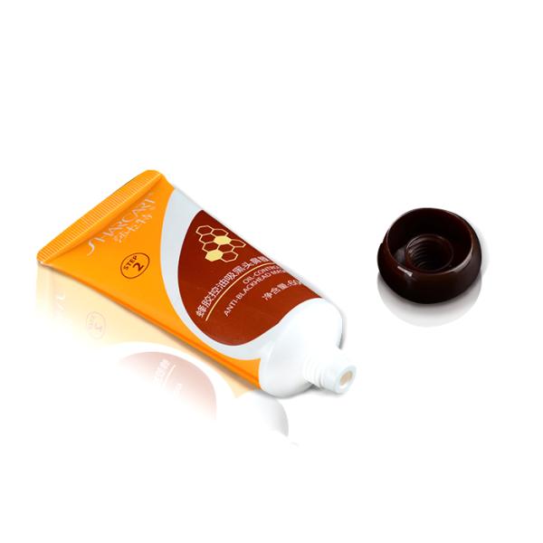60g/2.12OZ Flexible Empty Plastic Lotion Tubes / Brown Screw Caps Empty Cosmetic Tubes