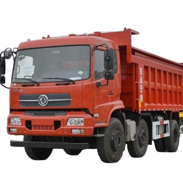 Caminhão de descarga de 15T 8 rodas Caminhão de descarga pesado 6X4 para transporte de carga pesada