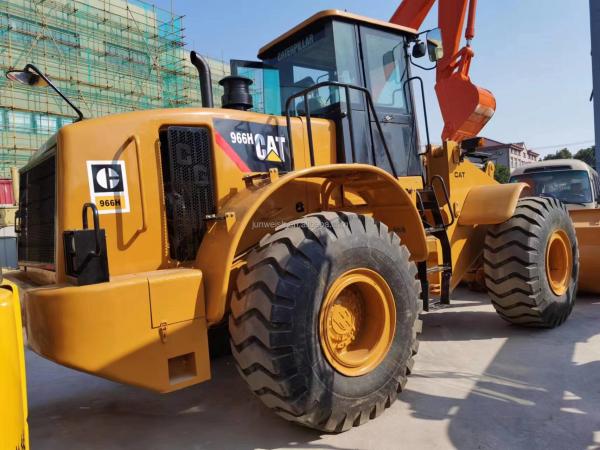 Used Caterpillar 966H 950H Wheel Loader Front Loader at and 16000 kg Machine Weight