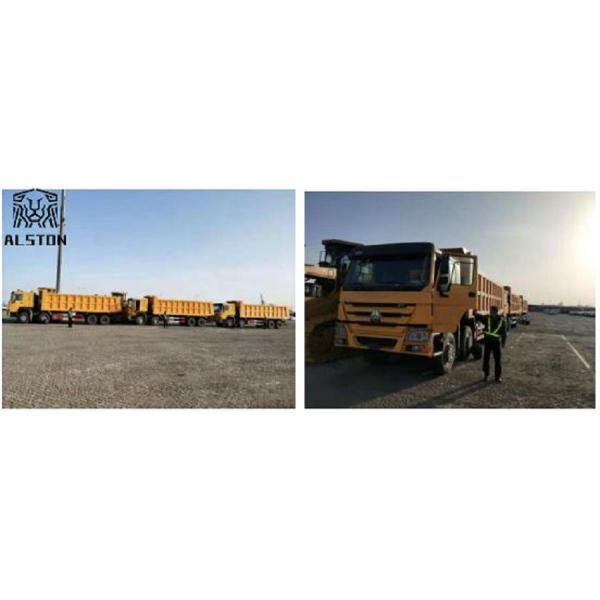 6x4 380hp Howo Tipper Truck Manufacturers , Euro 2 Engine Used Tipper