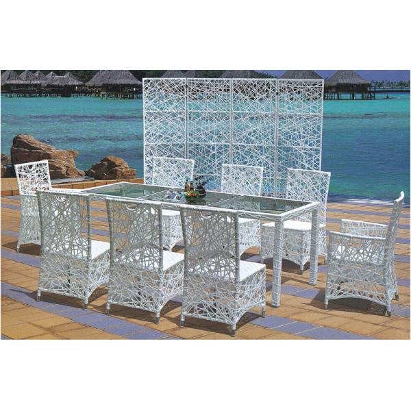 Outdoor furniture rattan poolside dinning set --16019
