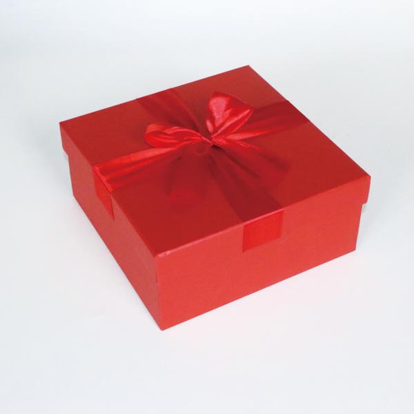 Boîte-cadeau l'épousant adapté aux besoins du client sur un seul point de vente de sucrerie avec le ruban