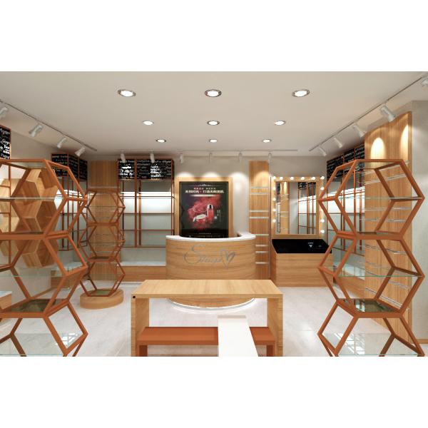 Perfume Retail Shop Interior Design Store Fitting for Small Cosmetics Fashion Boutique