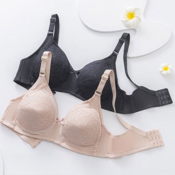 C Cup Women Bra Wire Free Push up Factory Wholesale Cheap Price Ladies Lace Bra for Women