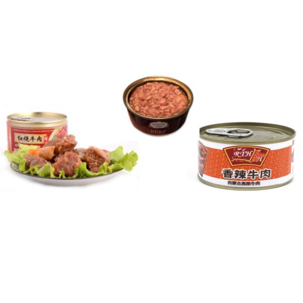 Cornbeef canned meat production line canned goose meat canning machine